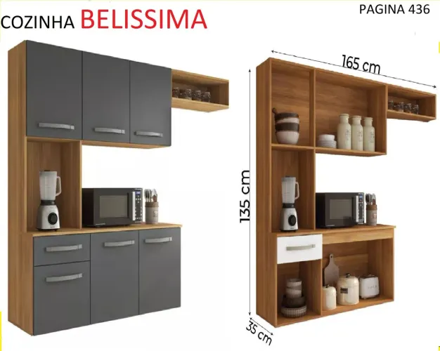ARMÁRIO DE COZINHA TEMOS APARTI DE 430.00