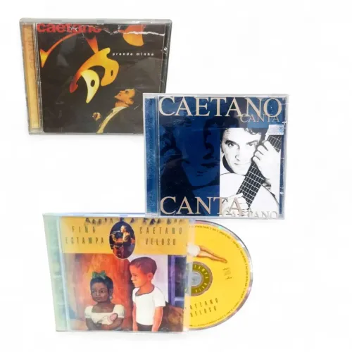 Lote 3 Cds Caetano Veloso - Mpb & Tropicália ?