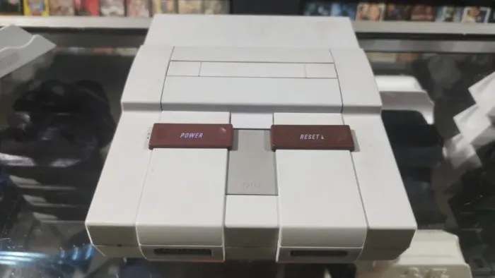 SUPER NINTENDO L2 COM 2 CONTROLES 2 JOGOS E CABOS