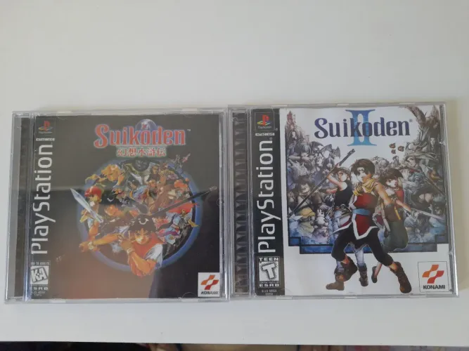 Suikoden e Suikoden II para Playstation 1