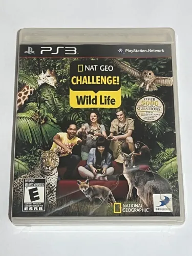 Nat Geo Challenge! Wild Life - PS3 - Raro