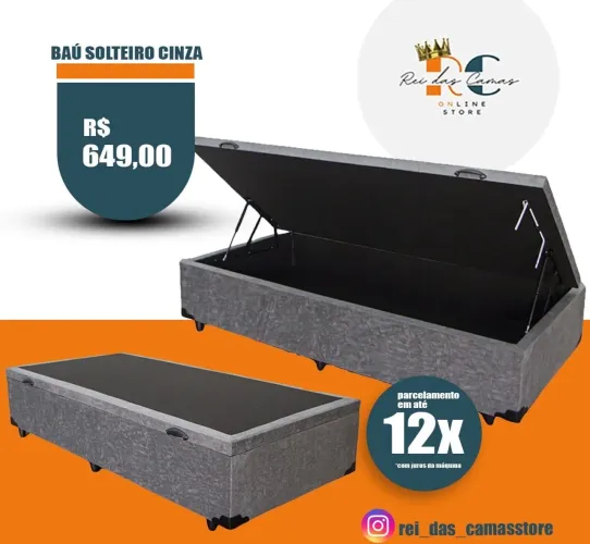 Base baú casal e solteiro/ frete grátis