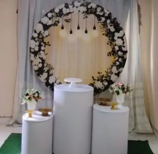 Decoração para Eventos - Suportes e Painel Floral
