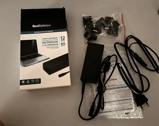 Fonte universal notebook 65W bestbattery bivolt