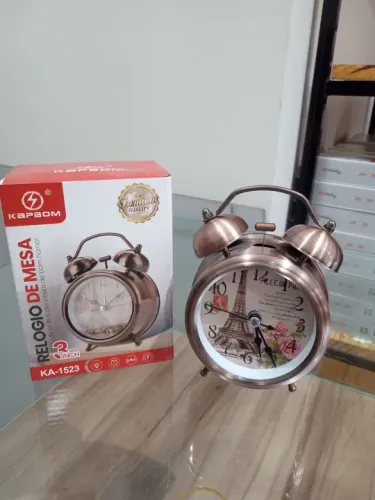 RELOGIO DE MESA DESPERTADOR KA-1523 - Relógios<br>