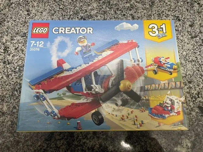lego creator 3 em 1 avião dublê 31076