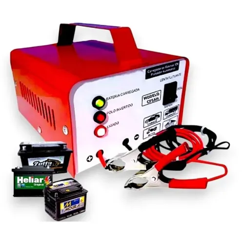 Promoção Shopee! Carregador 12V CF5 Inteligente - Carga Rápida até 300A
