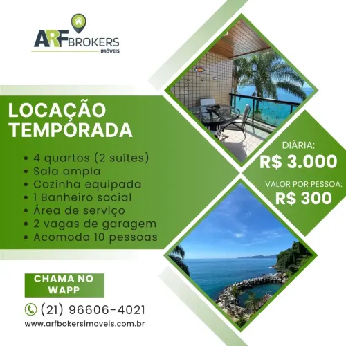 Apartamento para locação temporada Condomínio Porto Real Resort