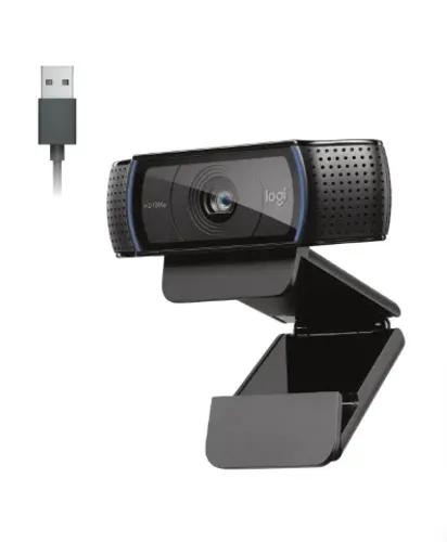 Webcam Full Hd Logitech C920s Com Microfone Embutido, Proteção De Privacidade, Widescreen