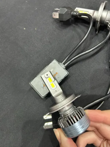 Led h4 RAYX 75w cada lampada 15000 lumens 6000k 