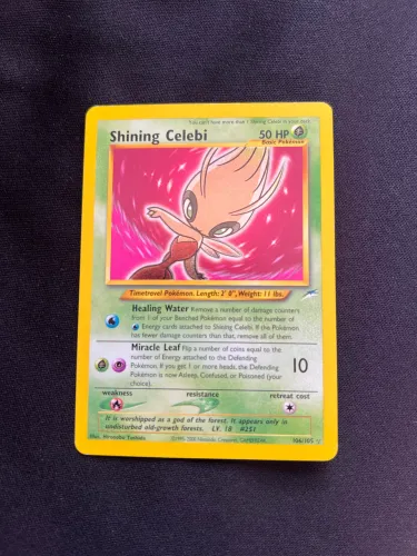 Lote Pokémon Vintage Original - Cartas Raras (Excelente Estado)