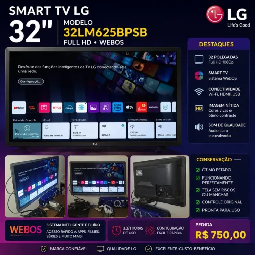 Smart Tv LG 32 Full HD