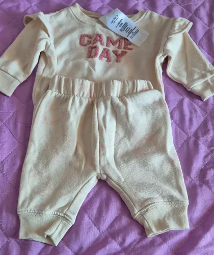 Conjunto moletom Carters 0-3 meses