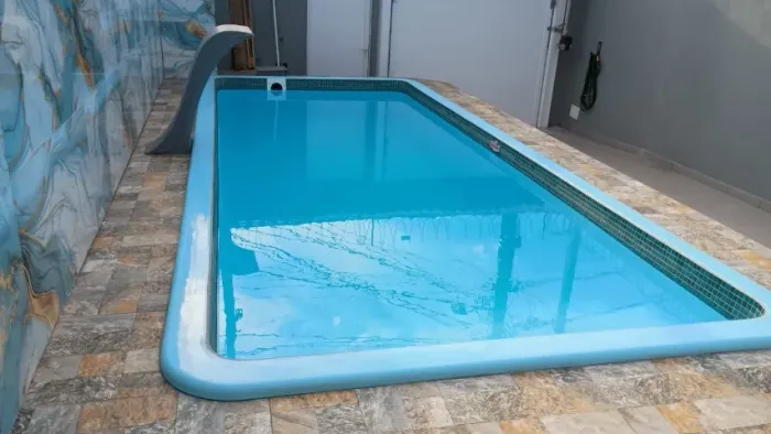 Casa com piscina na Praia em Mongaguá