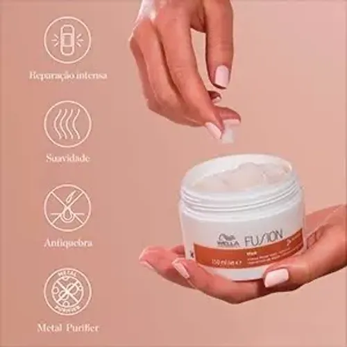 Máscara Capilar Wella Professionals Fusion 150 ml Reconstrução Original