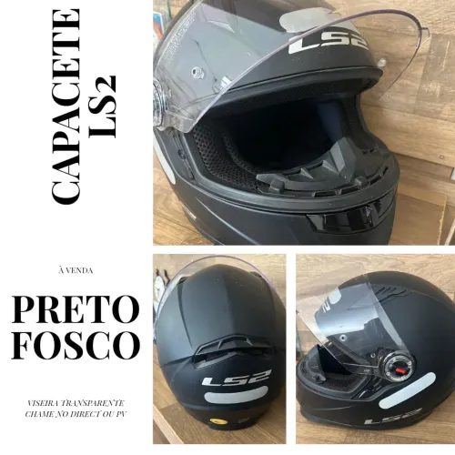 LS2 - Preto Fosco (tamanho 60)