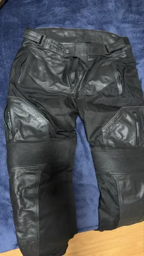 Calça Motociclista Couro Texx Falcon V2 - Tam. 2G (XL) - Pouco Uso