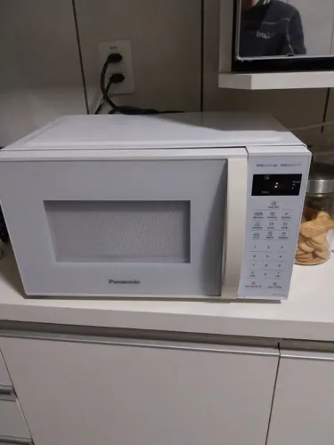 microondas panasonic nn-st25lwrun usado antiaderente 127v 25l