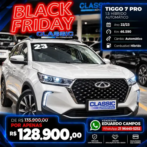 Chery Tiggo 7 Pro 1.5 Turbo Híbrido 2023