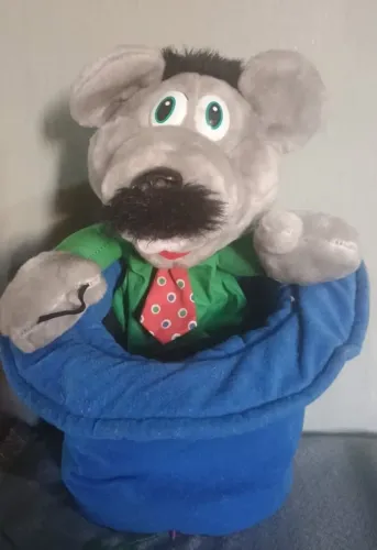Antigo Boneco Pelucia Xaropinho do Ratinho na cartola
