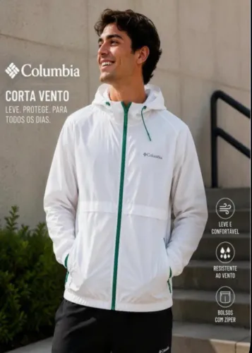 Corta vento Columbia original pouco uso