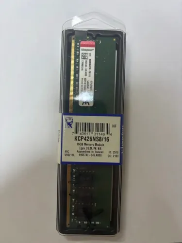 Memoria Ram DDR4 Kingston 2666mhz 16gb 1 modulo - Nova