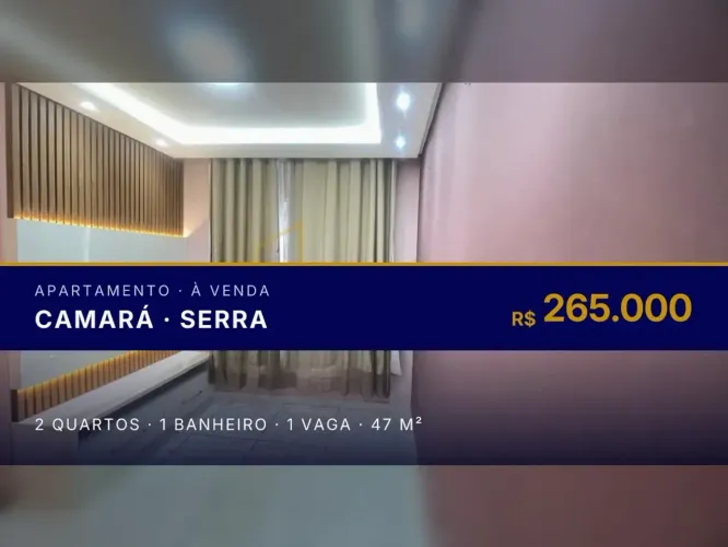 Linda opção em Camará: apartamento com 1 vaga e sol da manhã!