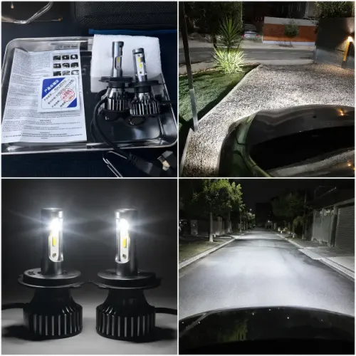 LAMPADA LED H1 E H7 NOVA NA CAIXA ENTREGO 4300K E 6000K BRANCA OU AMARELA