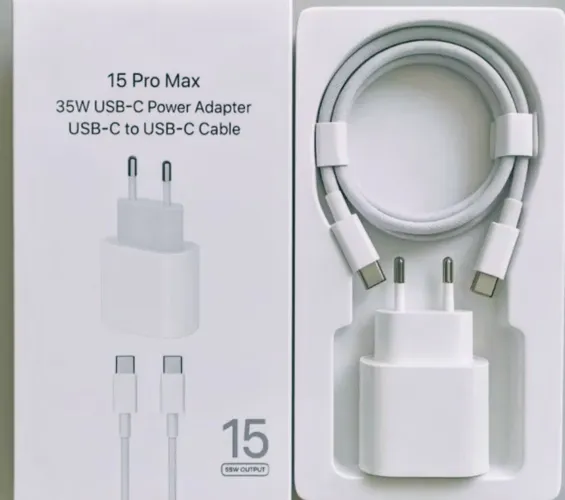 Carregador para iPhone tipo C com fonte 30 W turbo