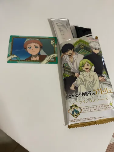 Bolacha wafer do Japão de the atelier of witch hat (ABERTO) todas por 70,00