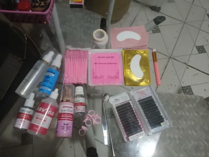 Kit completo para cílios