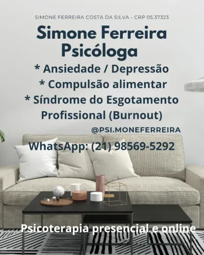 Psicoterapia Barra da Tijuca ou online 