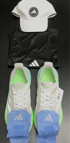 KIT CORREDOR COMPLETO + ORIGINAL ADIDAS | NF JAN/2026 + CAIXA + SACOLAS