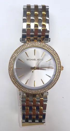 Relógio MK feminino Dourado Madrepérola