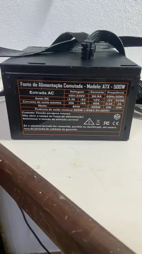 Fonte Gamer TGT 500w ATX Bivolt 100-220v