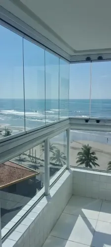 APARTAMENTO PARA VENDA 02 QUARTOS 67M² VISTA MAR MOBILIADO NA VILA ATLÂNTICA MONGAGUÁ SP.