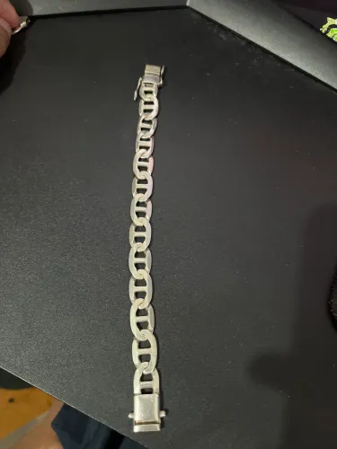 Pulseira de prata 47 gramas