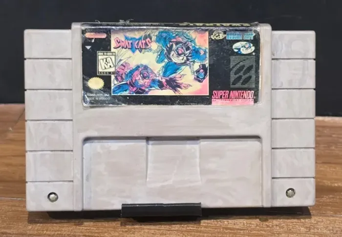 JOGO SWAT CATS SUPER NINTENDO ORIGINAL
