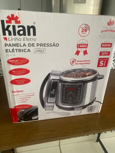 PANELA ELÉTRICA DE PRESSÃO 5l KIAN