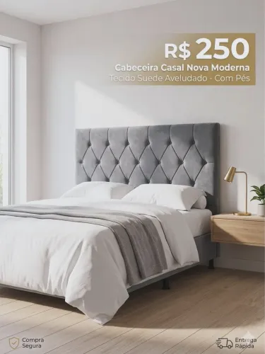 Cabeceira casal padrão slim