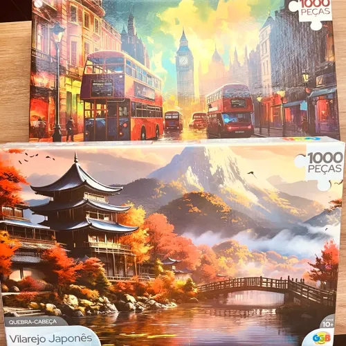 Puzzles 1000 peças
