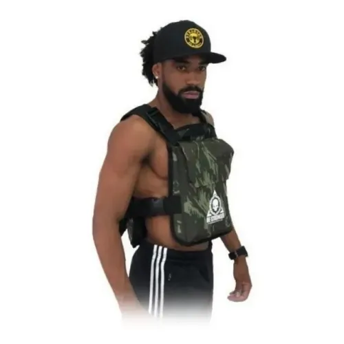 Colete de Peso 10kg Be Stronger Camuflado Cross Training e Musculação - Seminovo Profissio