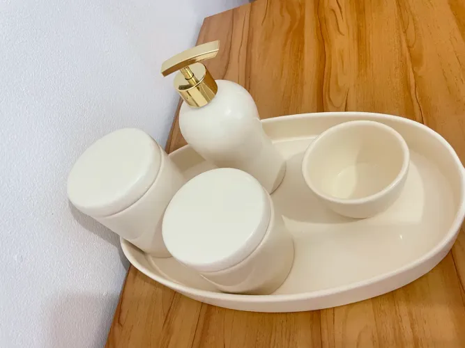 Vendo kit higiene de cerâmica