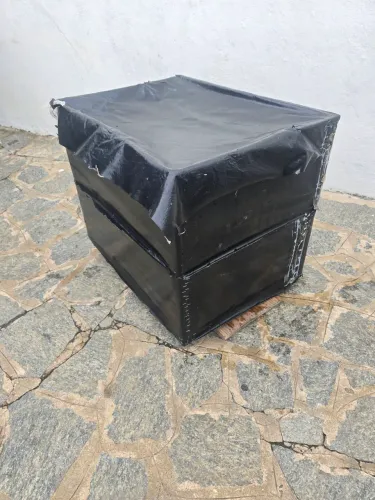 Bau pra Moto com 2 Caixas !