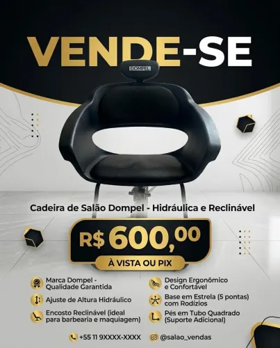 Cadeira de salao