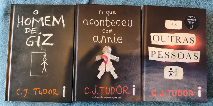 Livros CJ Tudor: "O Homem de Giz", "O que Aconteceu com Annie" e "As Outras Pessoas"