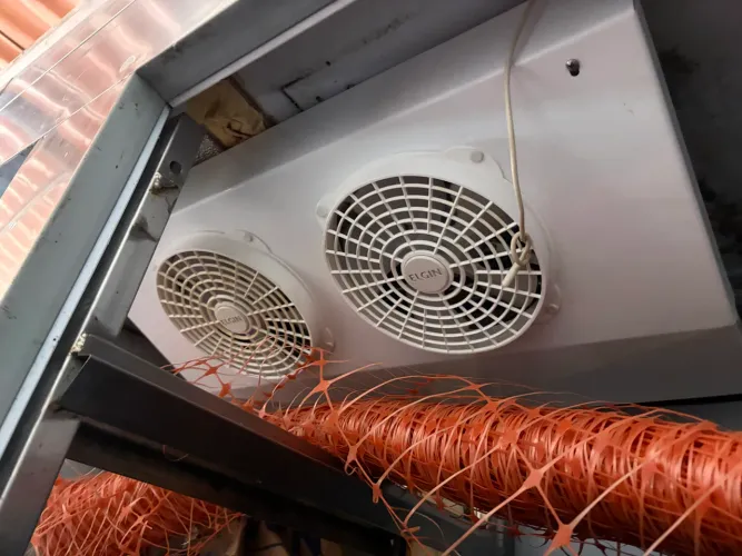 Câmara fria em inox 2 portas