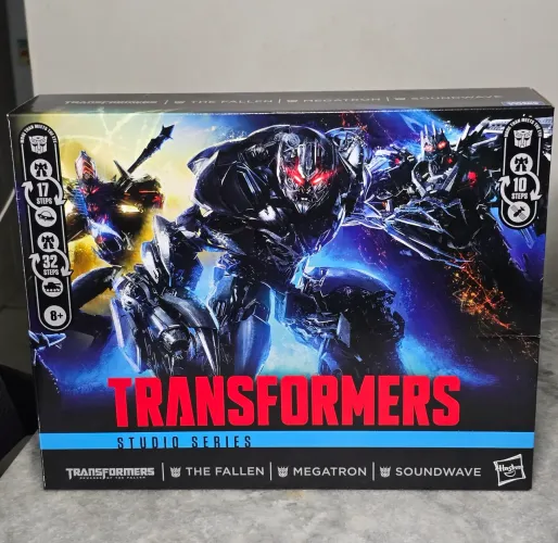 Transformers Revenge of the Fallen SS 3 Pack Megatron - The Fallen - Soundwave lacrado