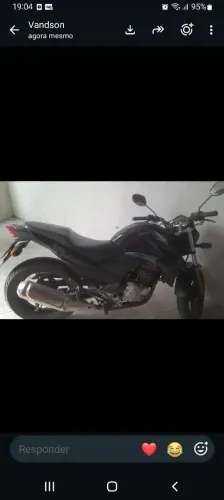 Moto de leilão funciona tudo 4.500,00