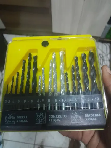 Kit brocas completo metal / concreto / madeira